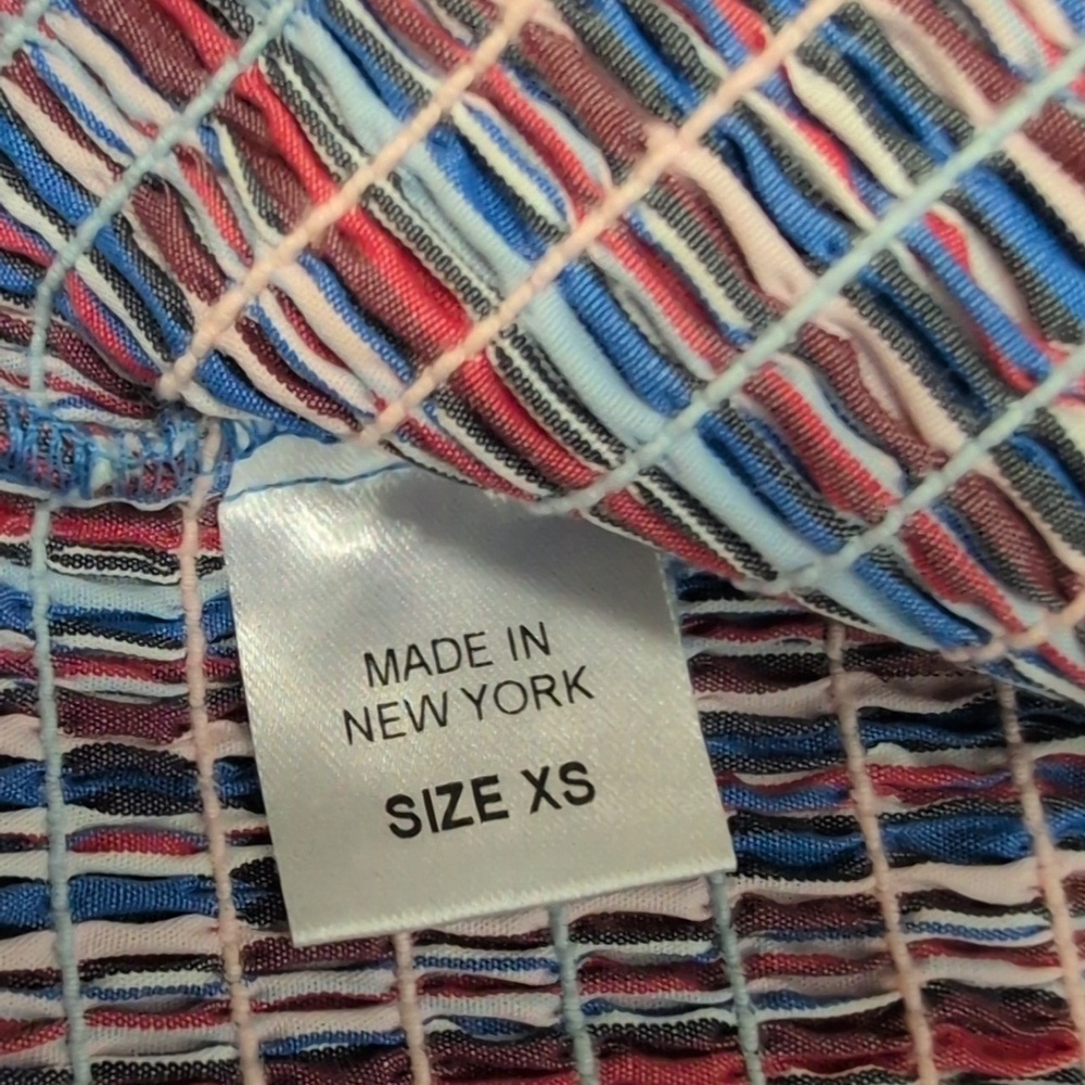 PETERSYN Revolve Marlene Minii Skirt Blue/Red XSmall NWOT Reg $245 - Picture 7 of 8